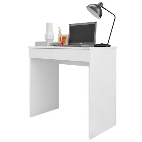 Escrivaninha Para Computador 1 Gaveta Alexia Branco Ajl Móveis