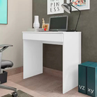 Escrivaninha Para Computador 1 Gaveta Alexia Branco Ajl Móveis