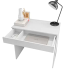 Escrivaninha Para Computador 1 Gaveta Alexia Branco Ajl Móveis