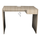 Escrivaninha Para Computador 1 Gaveta Com Tomada Bege Tam.1m