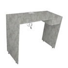 Escrivaninha Para Computador 1 Gaveta Tomada Cor Marmore Tam.