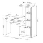 Escrivaninha Para Computador Com Armario Me4143 Tecno Mobili