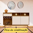 Escrivaninha Para Computador Jb 6080 Perola Com Nature