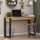 Escrivaninha Para Escritório 120 Cm 1 Gaveta Industrial 100%