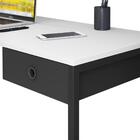 Escrivaninha Para Escritorio 120x75 1 Gaveta 134575 Branco Mo