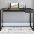 Escrivaninha Para Escritorio 120x75 1 Gaveta 134575 Preto Mob