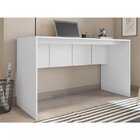 Escrivaninha Para Escritório 136cm Cubic Caemmun Branca