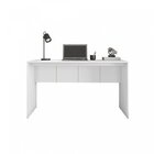 Escrivaninha Para Escritório 136cm Cubic Caemmun Branca