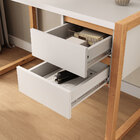 Escrivaninha Para Escritório 2 Gav 120 Cm Belinda Branco Frei