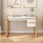 Escrivaninha Para Escritório 2 Gav 120 Cm Belinda Branco Frei