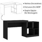 Escrivaninha Para Escritorio 4 Nichos Ho2904 Hec