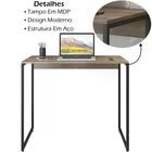 Escrivaninha Para Escritorio 90x75 Cm 134575 Mobel