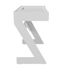 Escrivaninha Para Escritório Com Luz Neon 1 Gaveta 73cm Branc