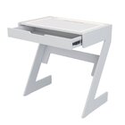 Escrivaninha Para Escritório Com Luz Rosa Neon 1 Gaveta 73cm