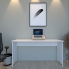 Escrivaninha Para Escritório Com Rodinhas Branco