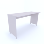 Escrivaninha Para Escritório Com Rodinhas Branco