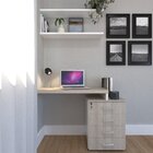 Escrivaninha Para Escritório E Home Office Com 4 Gavetas 112c