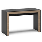 Escrivaninha Para Escritório Macau-politorno - Preto / Castan