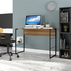 Escrivaninha Para Escritório Milão 1.2 Preto Mel