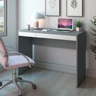 Escrivaninha Para Estudos Vermont Grafito Branco