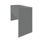 Escrivaninha Para Estudos Vermont Grafito Branco