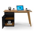 Escrivaninha Para Quarto Preto Acetinado Cumaru Prism Patrimar