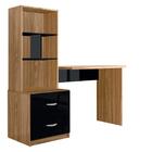 Escrivaninha Para Quarto Preto Nature Cristal Peternella