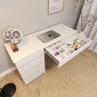 Escrivaninha Paris Com 5 Gavetas  Branco