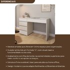 Escrivaninha Paris Com 5 Gavetas  Branco