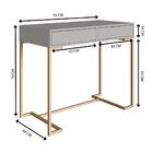 Escrivaninha Penteadeira 2 Gv P1039 Pp Milani Store