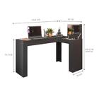 Escrivaninha Penteadeira Cameron Preto Fosco