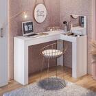 Escrivaninha Penteadeira Canto Em L Espelho E Porta Objeto Ja