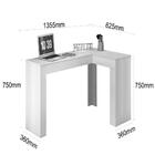 Escrivaninha Penteadeira Canto Em L Espelho E Porta Objeto Ja