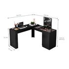 Escrivaninha Penteadeira Cirus Preto Fosco