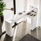 Escrivaninha Penteadeira De Canto Com Espelho Lia 135 Cm Bran