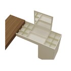 Escrivaninha Penteadeira De Canto Dama Com Espelho Mobler Spe