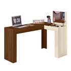 Escrivaninha Penteadeira Em L Porta Objetos 135x82cm Jade  Fr