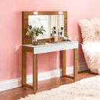 Escrivaninha Penteadeira Giulia Cinamomo Branco