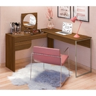 Escrivaninha Penteadeira James Com Espelho Freijó