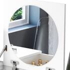 Escrivaninha Penteadeira Jaspe Branco Fosco