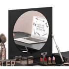 Escrivaninha Penteadeira Luna  Preto/dourado Preto