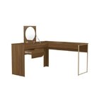 Escrivaninha Penteadeira Luna Belaflex /dourado 1 Gaveta 135,