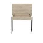 Escrivaninha Penteadeira Mesa Industrial Tampo Reclinável