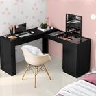 Escrivaninha Penteadeira Said Com Espelho Preto