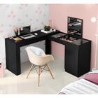 Escrivaninha Penteadeira Said Com Espelho Preto