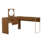 Escrivaninha Penteadeira Spader Com Espelho Freijó