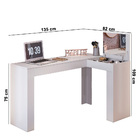 Escrivaninha Penteadeira Tânia Com Nicho Organizador 135 Cm B