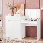 Escrivaninha Penteadeira Trend Com 2 Portas E 1 Gaveta