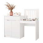 Escrivaninha Penteadeira Trend Com 2 Portas E 1 Gaveta