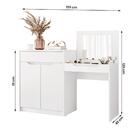 Escrivaninha Penteadeira Trend Com 2 Portas E 1 Gaveta